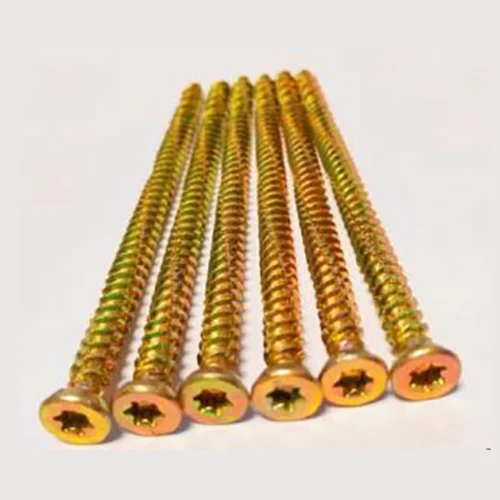 Torx Pozi 6 Nibs أصفر الزنك Hi-lo الخيط المسمار الخرسانة